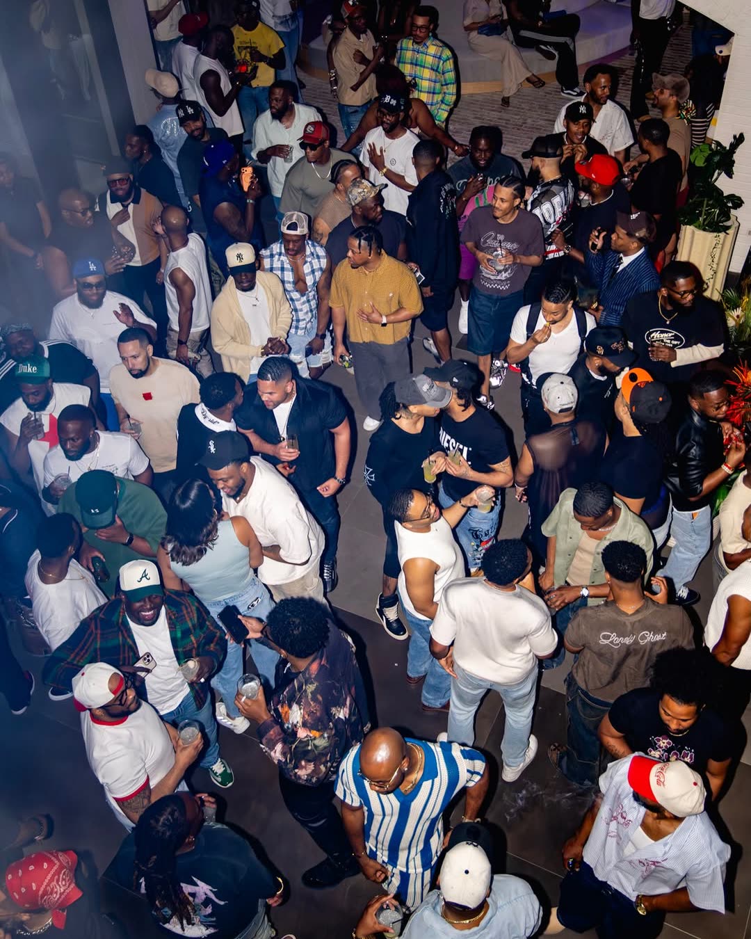 Packed crowd at a Frens With Benefits DJ night in Atlanta